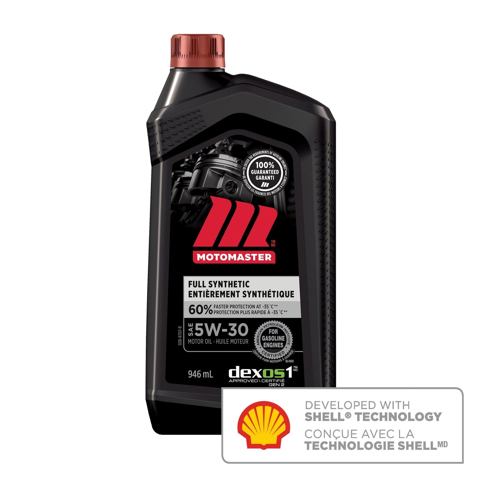 5W30 Synthetic Engine/Motor Oil, 946-mL A8F6 - product image 1
