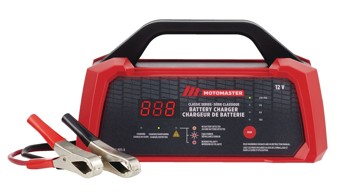 Classic Series Smart Battery Charger/Maintainer, Fully Automatic, 15/8/2-Amp, 12V B0O3 - product image 1