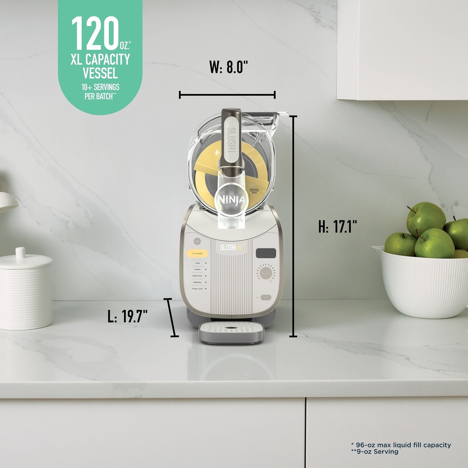 Slushi XL Slushie Machine with SlushAssist Technology, Crema, FS601CBR B0I2 - product image 5