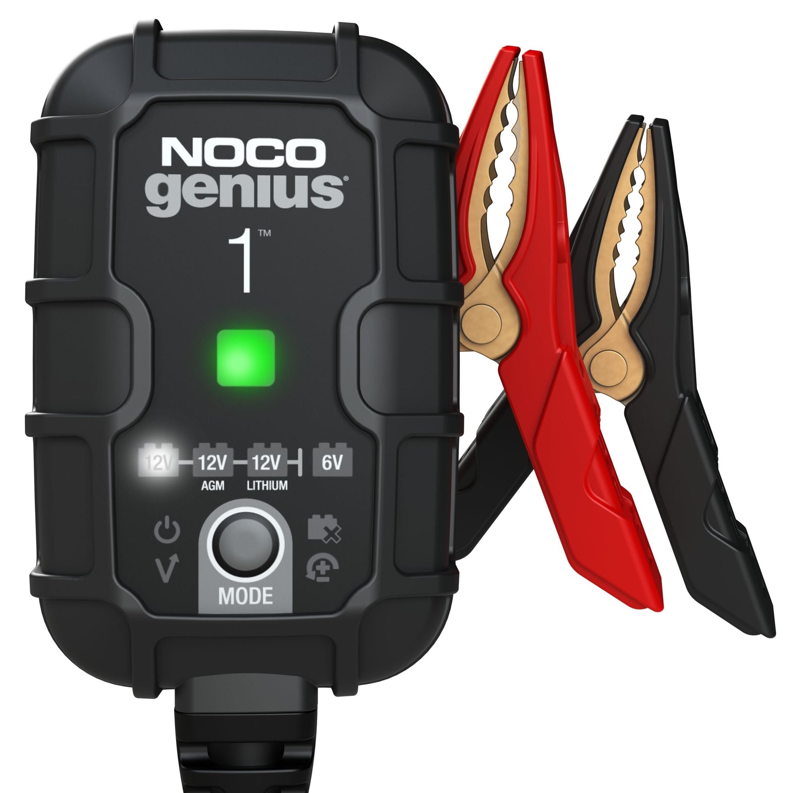 GENIUS1 Smart Battery Charger/Maintainer/Desulfator, 1-Amp, 6V/12V I4A2 - product image 1