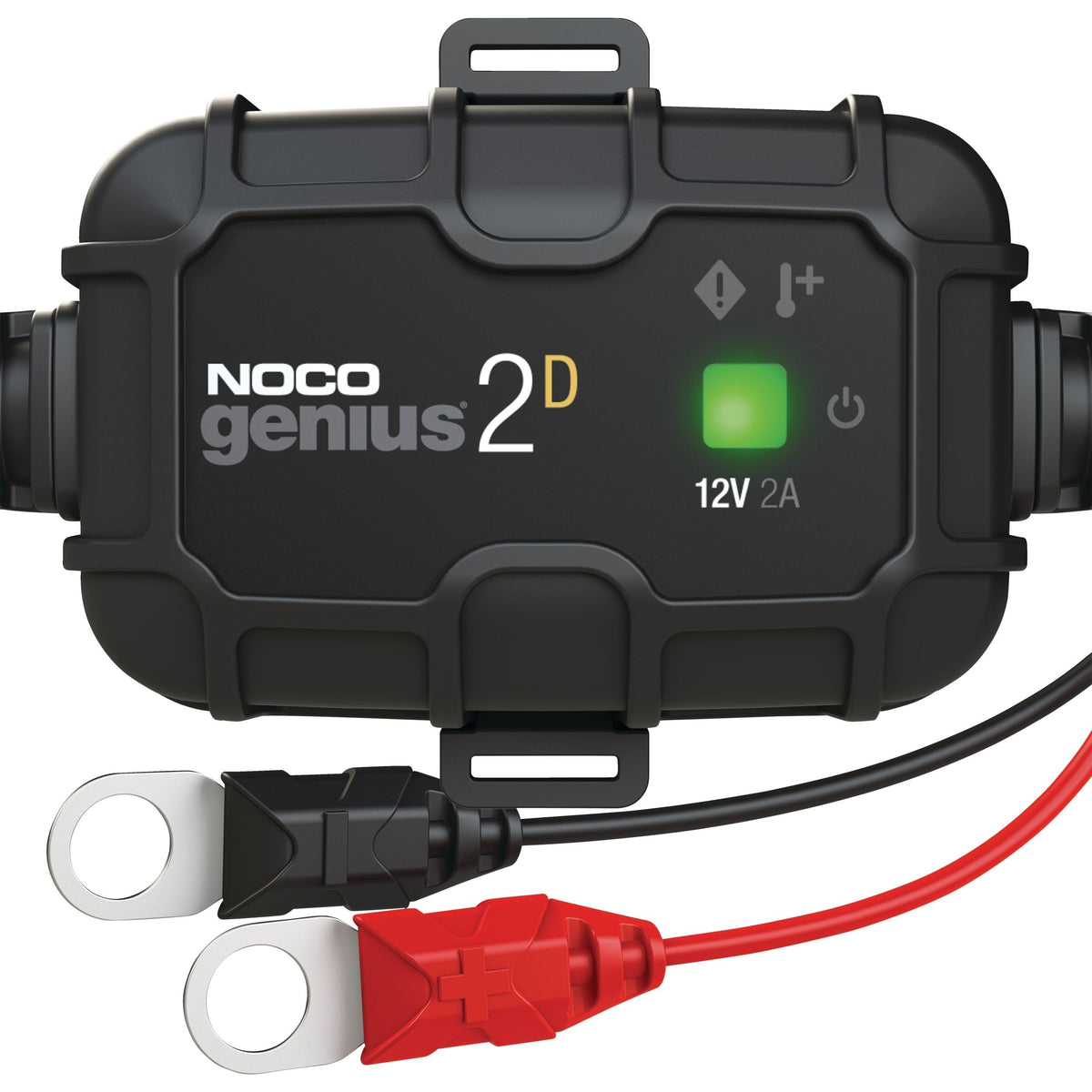 GENIUS2D Onboard Smart Battery Charger/Maintainer/Desulfator, 2-Amp, 12V P6A9 - product image 1
