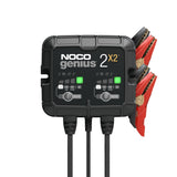 GENIUS2X2 Smart Battery Charger/Maintainer/Desulfator, 2-Bank, 4-Amp, 6V/12V N5U5 - product image 1