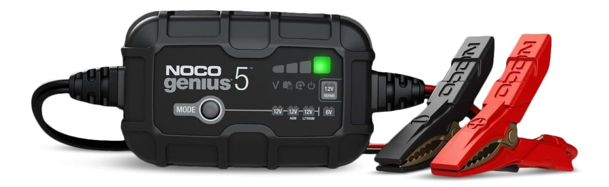 GENIUS5 Smart Battery Charger/Maintainer/Desulfator, 5-Amp, 6V/12V F5L0 - product image 1