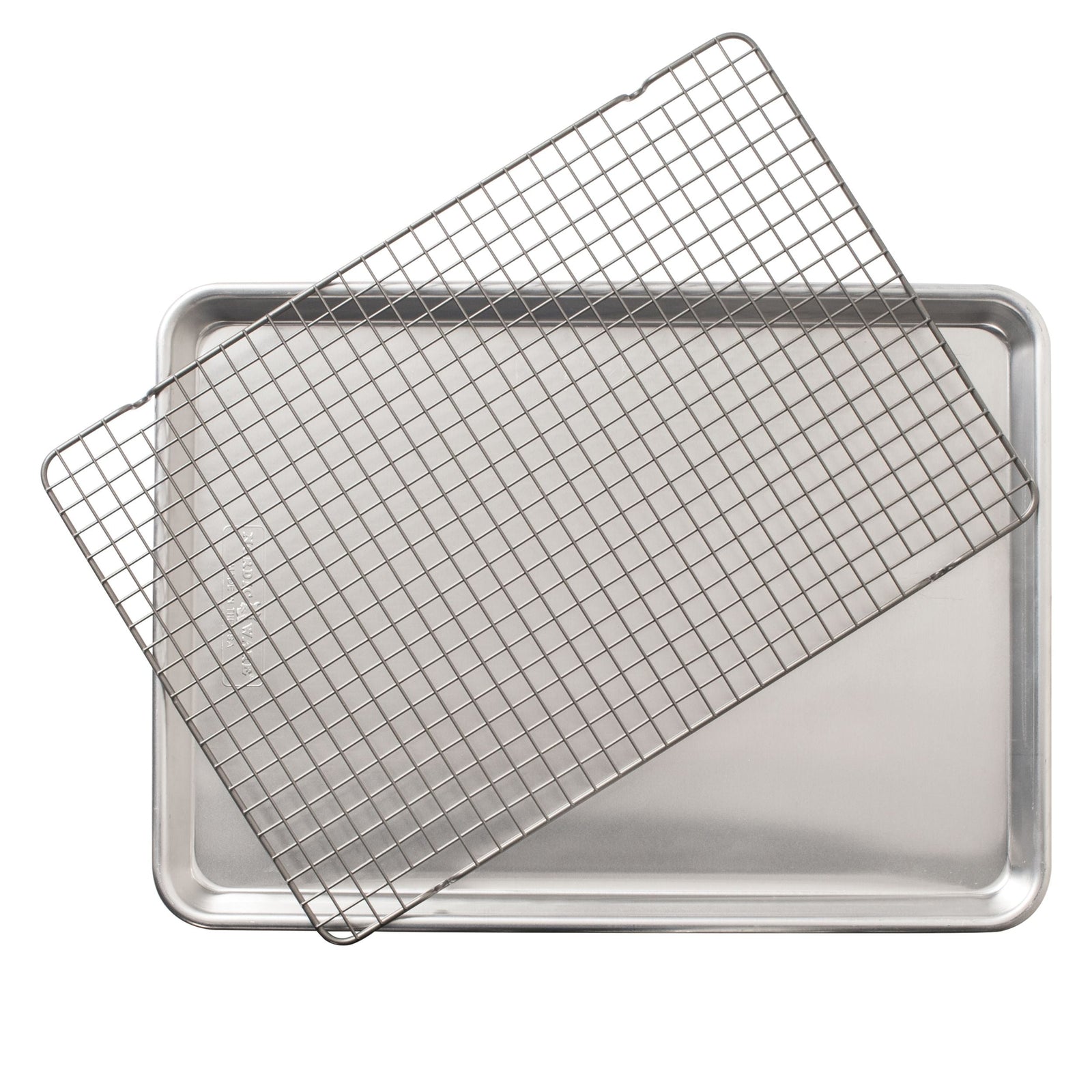 Ware Naturals Aluminum Half-Sheet with Oven-Safe Nonstick Grid, 2-pc Q8I3 - product image 1