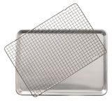 Ware Naturals Aluminum Half-Sheet with Oven-Safe Nonstick Grid, 2-pc R3O9 - product image 1