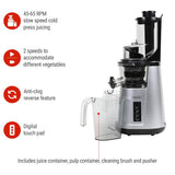Wide Mouth Cold Press Slow Juicer with Anti-Clog I6Y8 - product image 4