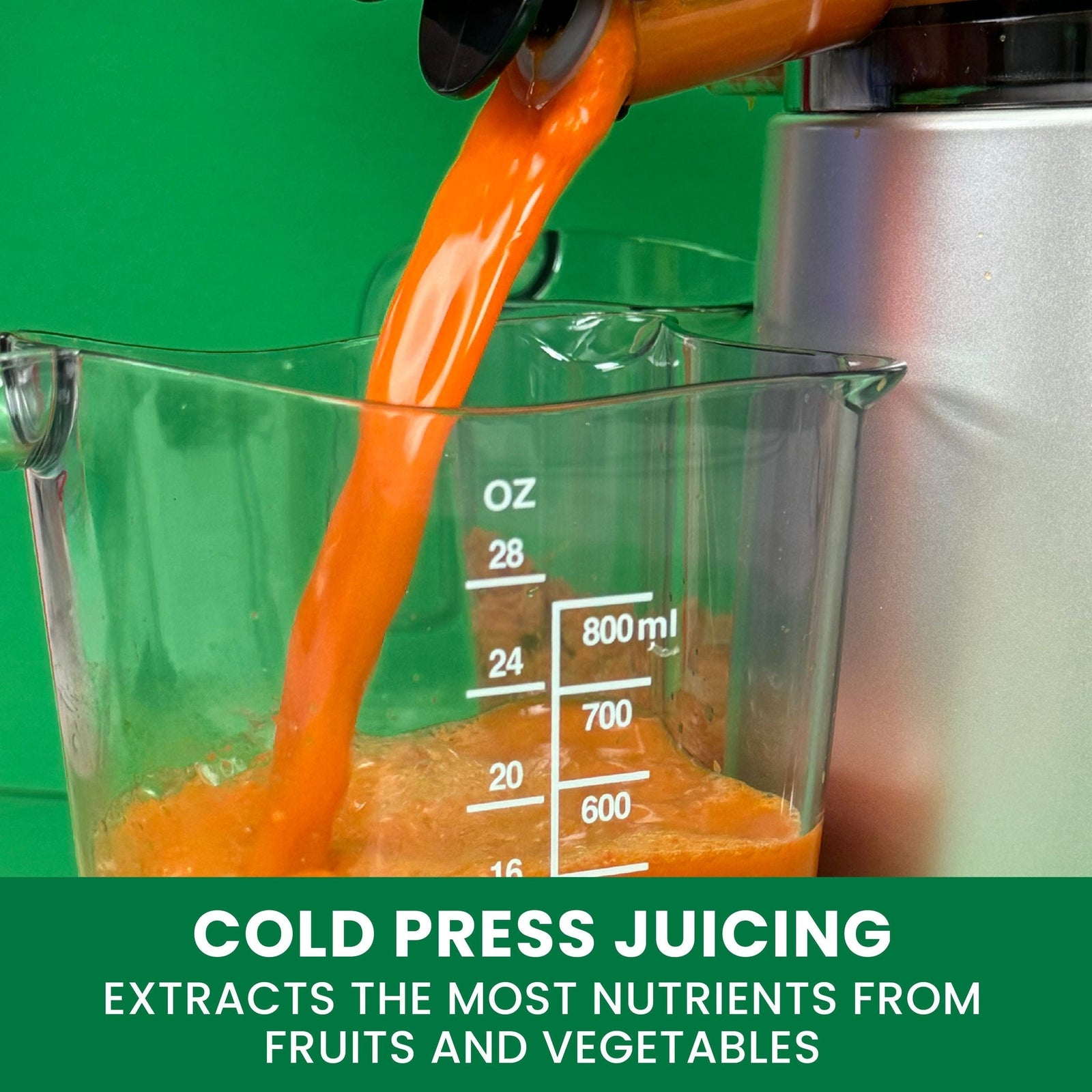 Wide Mouth Cold Press Slow Juicer with Anti-Clog I6Y8 - product image 5