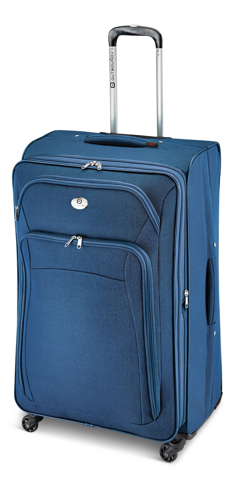 Coast Expandable Softside Spinner Wheel Travel 28-in Suitcase, Wet Pocket, Blue P9A0