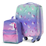 Kids Unicorn Hardside Luggage, 2-pc, Hardside Spinner Luggage, 23-in, Hardside Carry-On Spinner Flex Travel Suitcase,... X4T8 - product image 2