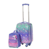 Kids Unicorn Hardside Luggage, 2-pc, Hardside Spinner Luggage, 23-in, Hardside Carry-On Spinner Flex Travel Suitcase,... X4T8 - product image 4