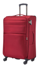 Softside Large Luggage, Wheeled, Red X9D0 - product image 1
