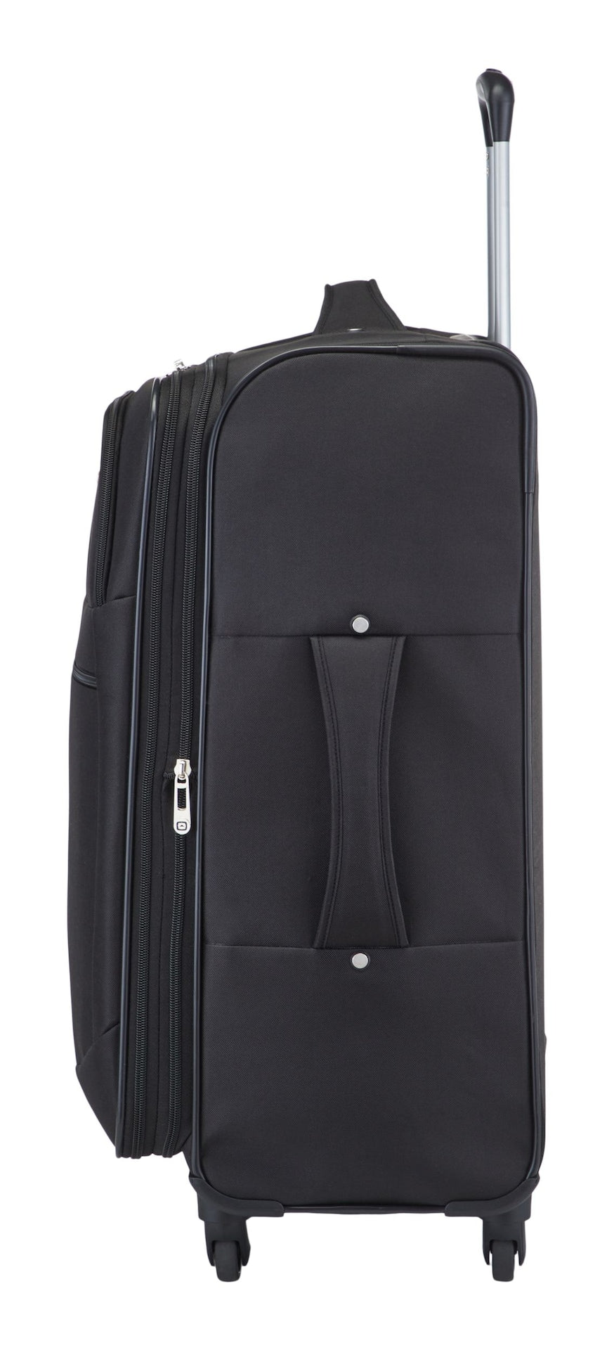 Softside Spinner Wheel Medium Travel Luggage Suitcase, Black, 24-in D9D3 - product image 3