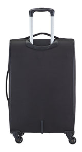 Softside Spinner Wheel Medium Travel Luggage Suitcase, Black, 24-in D9D3 - product image 7