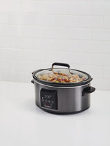 Digital Programmable Slow Cooker, Black Stainless Steel, 6qt S3Q1 - product image 6