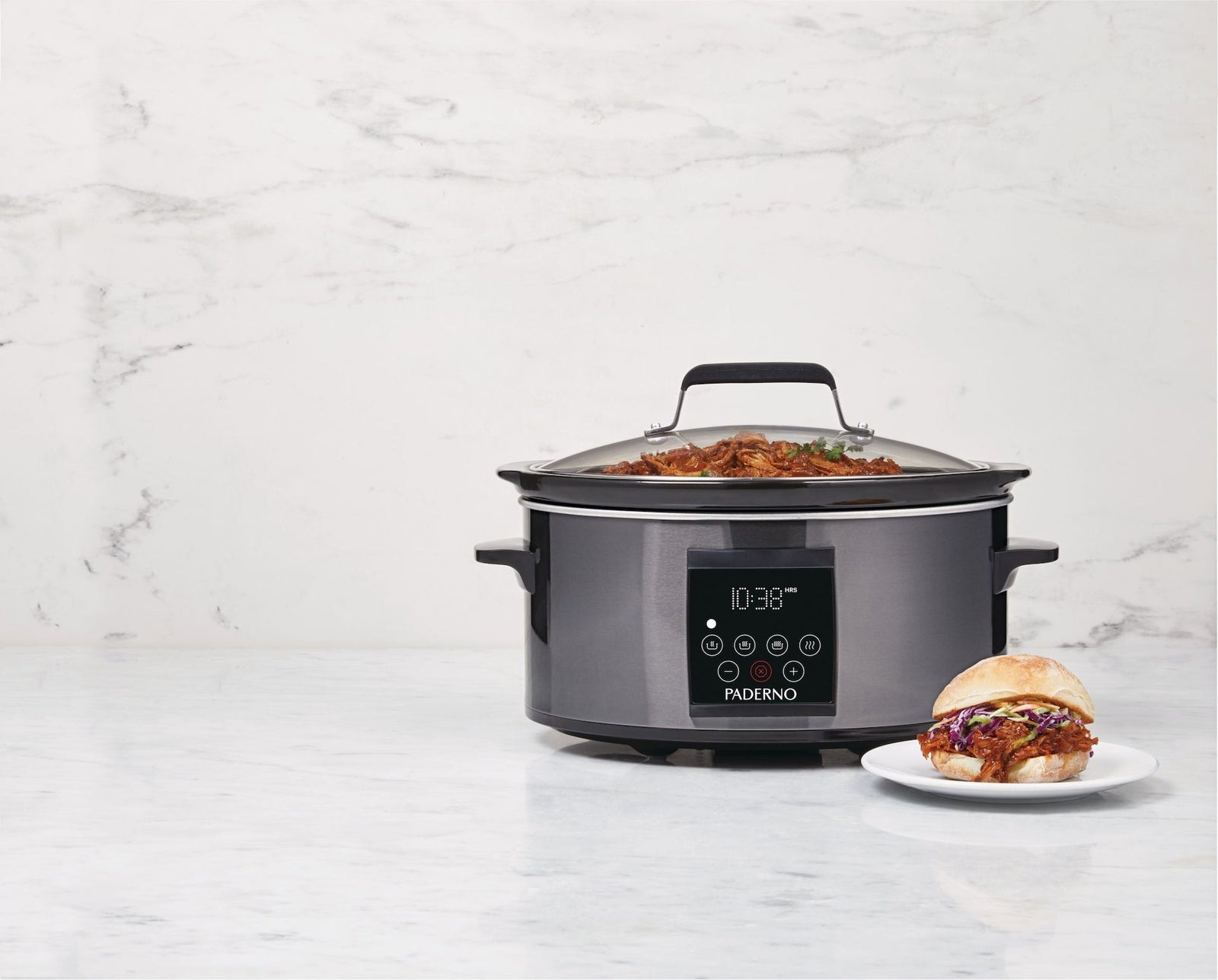 Digital Programmable Slow Cooker, Black Stainless Steel, 6qt S3Q1 - product image 8