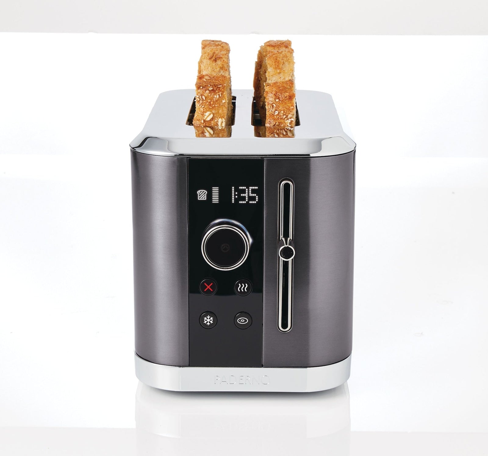 Even Heat Wide Slots Toaster with 9 Settings, Black Stainless Steel, 2-Slices S1E4 - product image 7