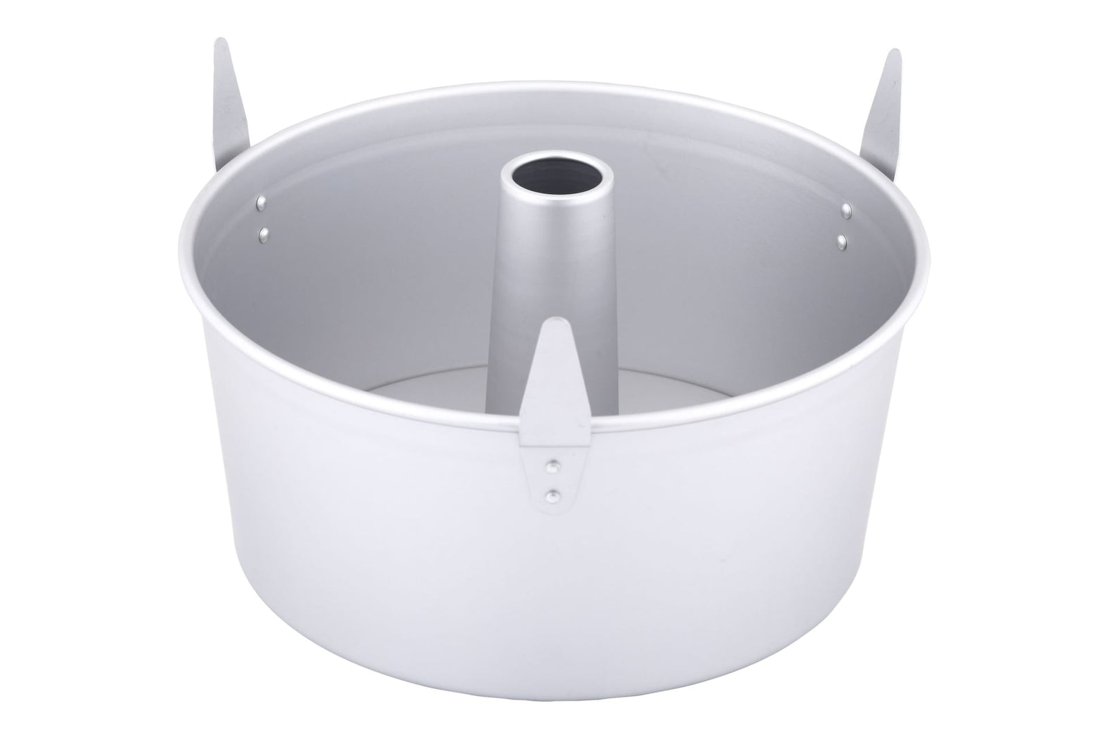 Professional Uncoated Aluminum Angel Food Cake Pan, Silver L3R6 - product image 1