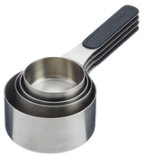 Stainless Steel Measuring Cups with Magnetic Handle, 4-pc O1H4 - product image 1