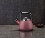 Stainless Steel Stovetop Kettle, 1.9-L, Red N3Q6 - product image 3