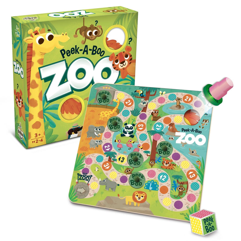 Zoo Dice Rolling Animal Board Game, Ages 3+ G8V2