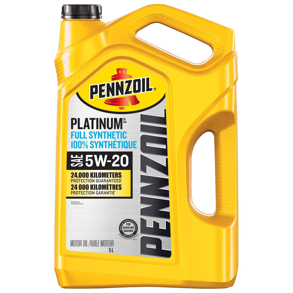 Platinum 5W20 Synthetic Engine/Motor Oil, 5-L Q2P8 - product image 1
