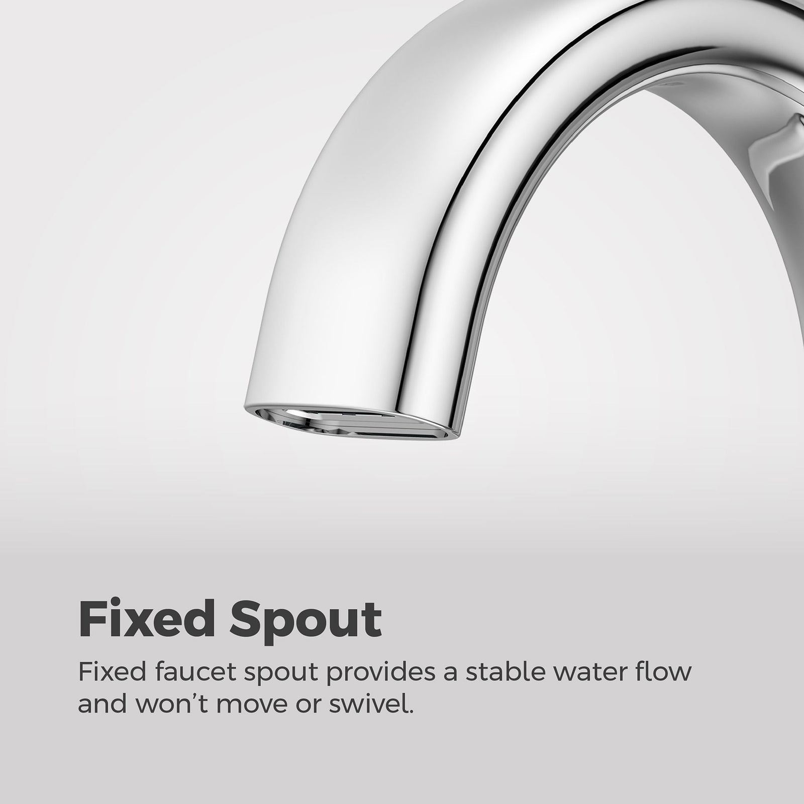 Raya 4-in Chrome Centerset Bathroom Sink Faucet T0S1 - product image 3