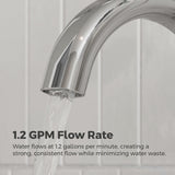 Raya 4-in Chrome Centerset Bathroom Sink Faucet T0S1 - product image 5