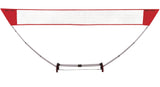 Outdoor Portable Easy Set-up Badminton Net, Red, 15-ft, 7-pk, All Ages, for Lawn Game Activities S9F6 - product image 1