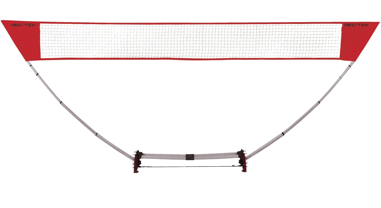 Outdoor Portable Easy Set-up Badminton Net, Red, 15-ft, 7-pk, All Ages, for Lawn Game Activities S9F6 - product image 1