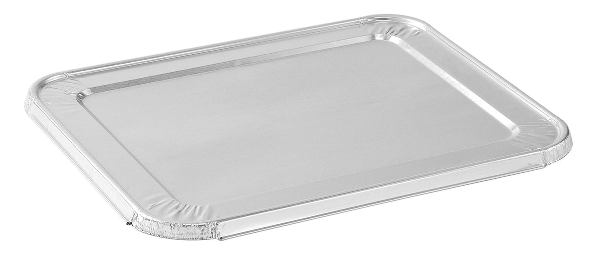 Aluminum Foil Steam Half Lid, Silver, 13-in, for Baking/Cooking/Steaming K9D8 - product image 1