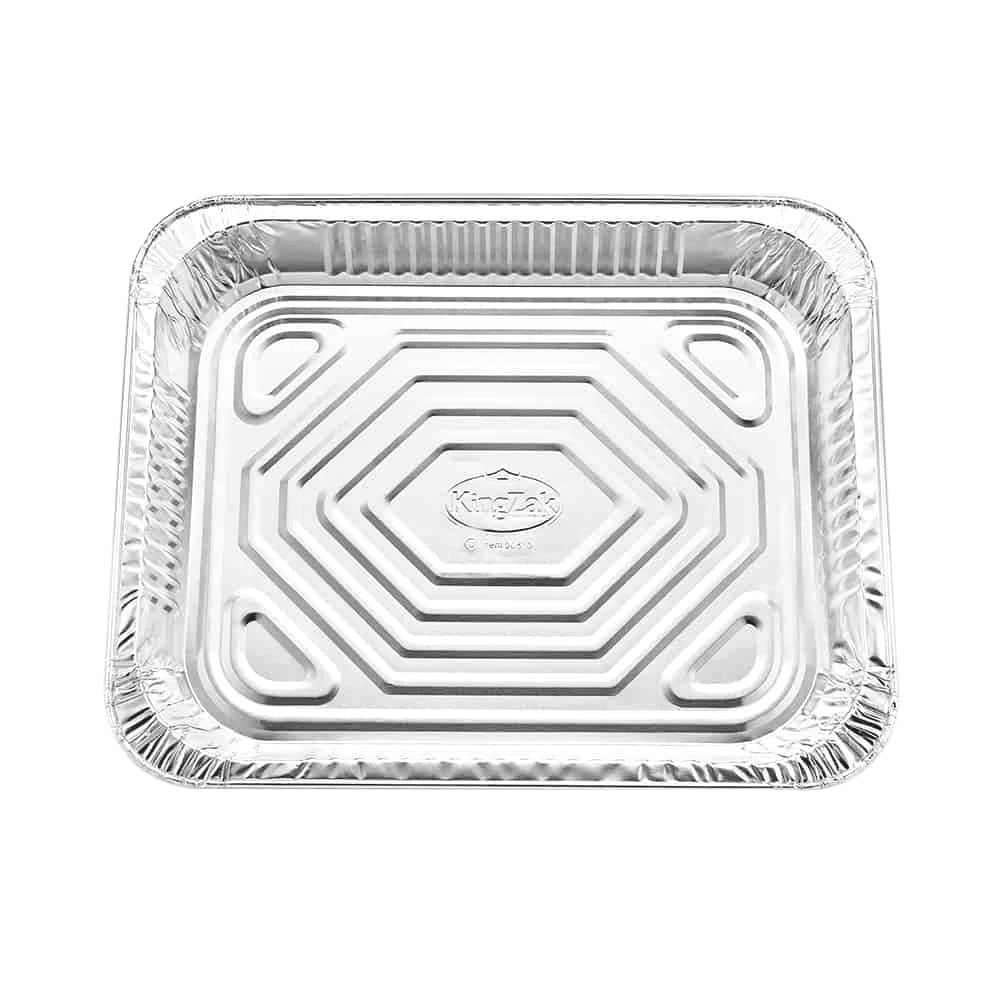 Foil Reusable Half Size Steam Baking Pan, Silver, 12-in, for Baking/Cooking/Steaming F0U3 - product image 3