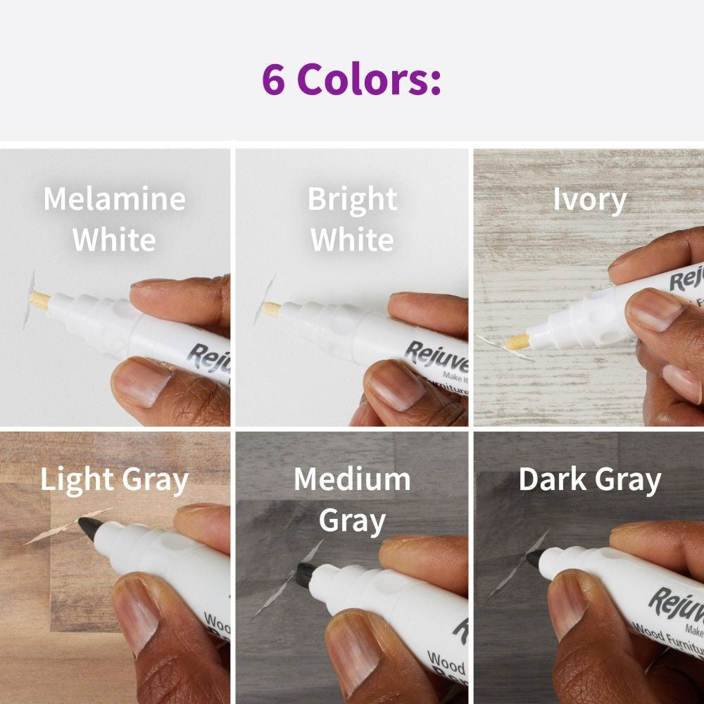Exact Match Wood Furniture & Floor Repair Markers, White-Grey, 6 Shades C2I6 - product image 6