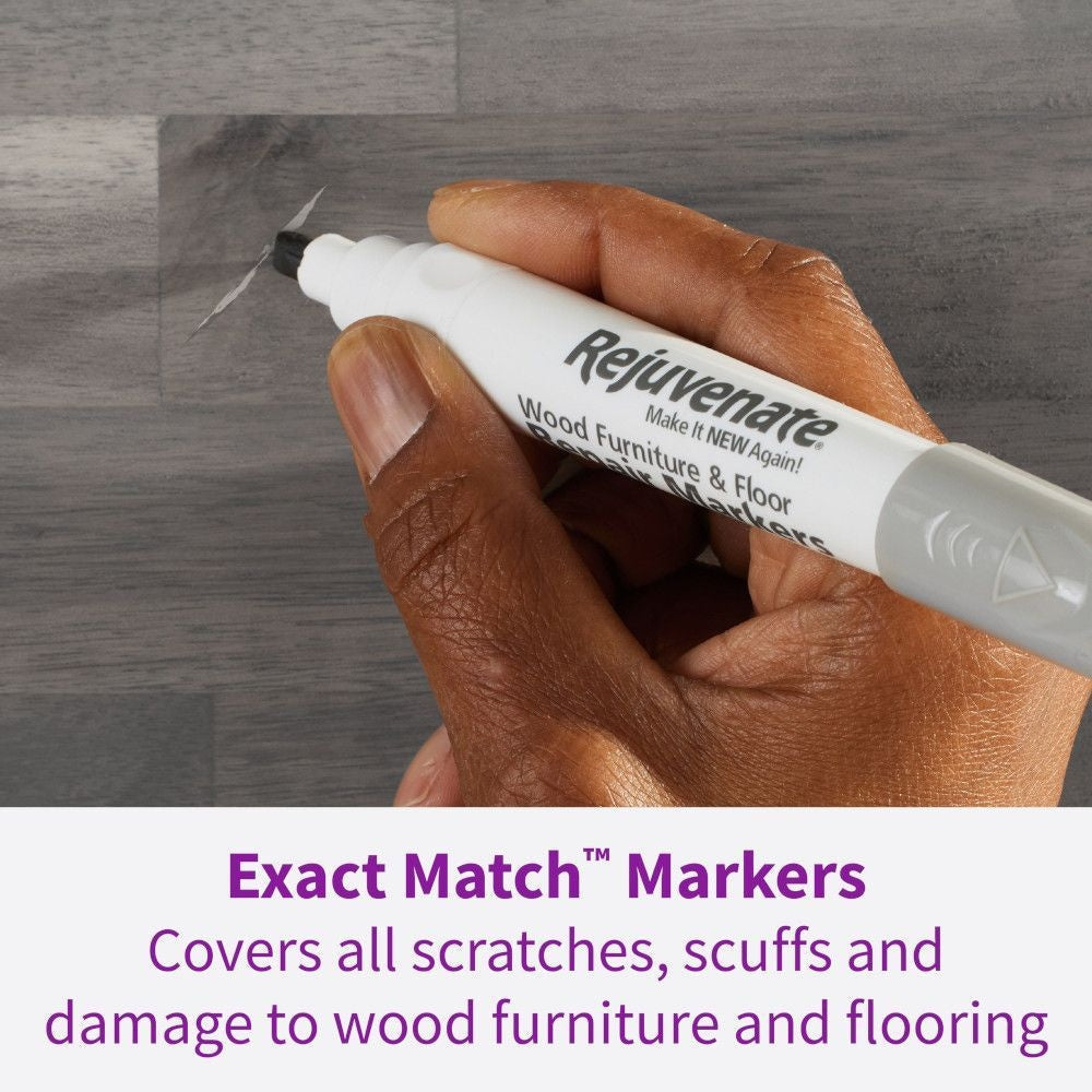 Exact Match Wood Furniture & Floor Repair Markers, White-Grey, 6 Shades C2I6 - product image 7
