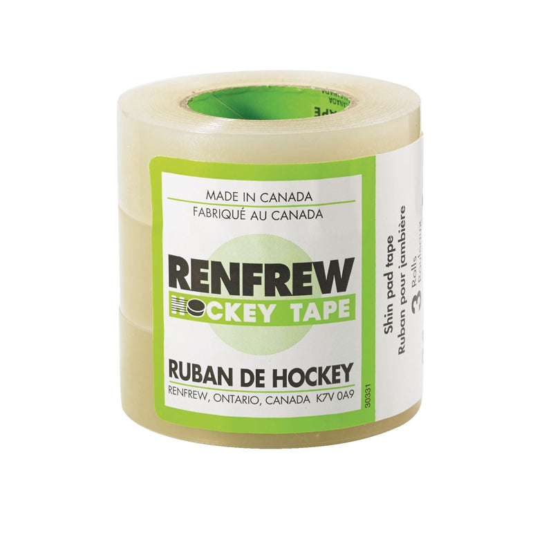 Waterproof Hockey Tape, Clear, 24-mm x 15-m, 3-pk F7E4