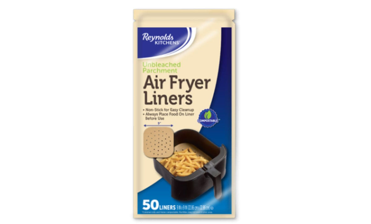 Kitchens Unbleached Non-Stick Air Fryer Liners, 50-pc D1B5 - product image 1