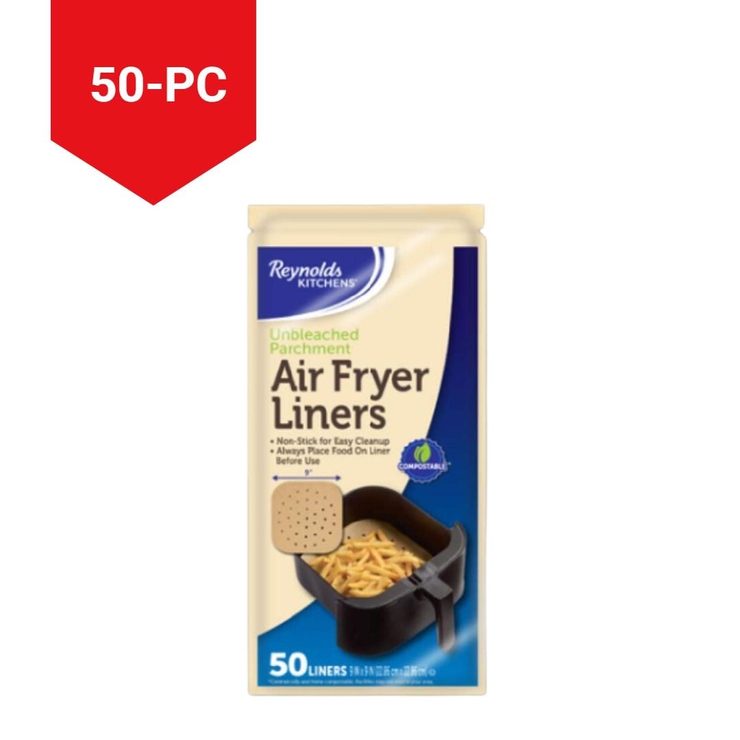 Kitchens Unbleached Non-Stick Air Fryer Liners, 50-pc D1B5 - product image 3