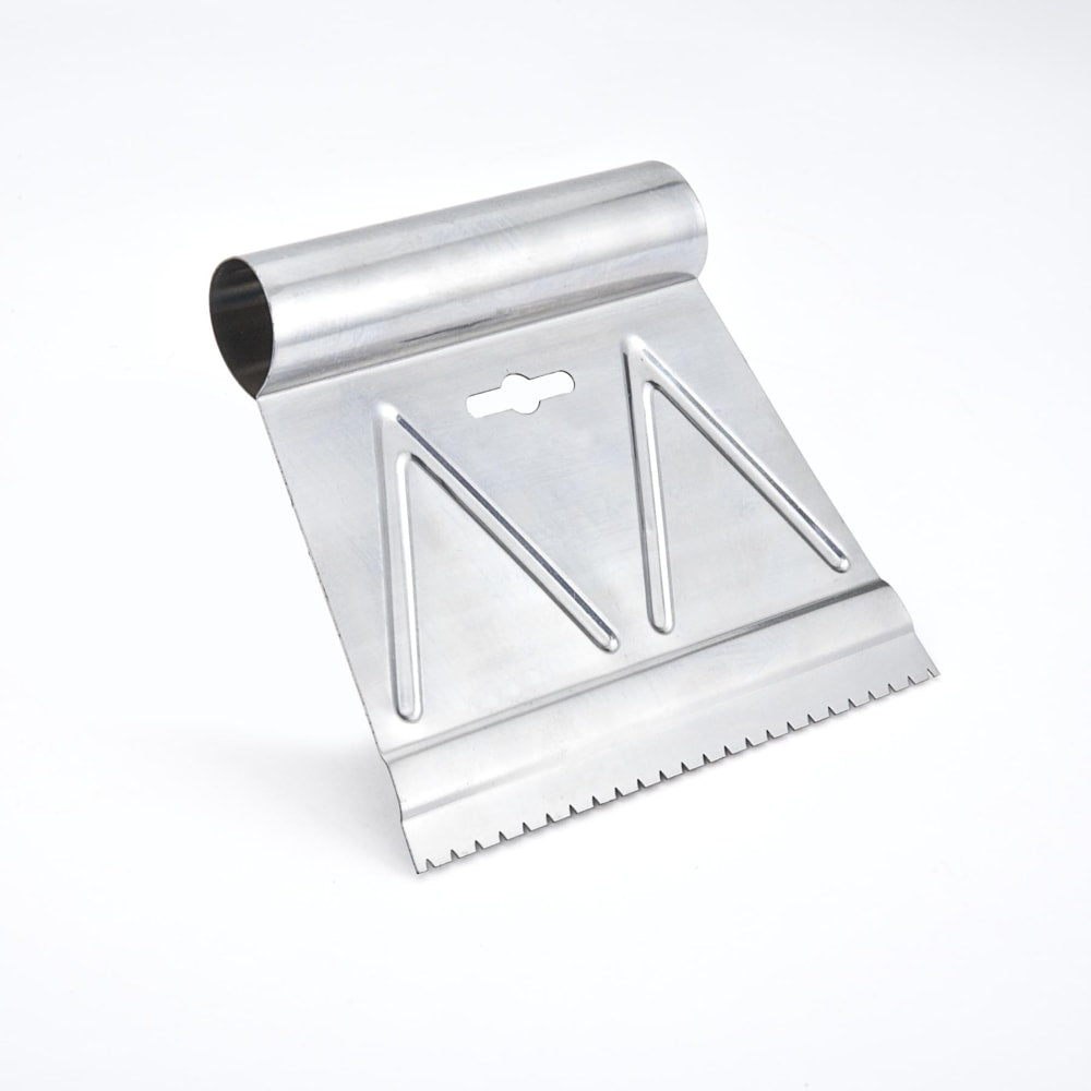 Multi-Purpose Steel V-Notch Adhesive Spreader/Applicator Tool, 3/16 x 6-in R6R0 - product image 1
