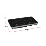 Double Induction Cooktop, LED Display & Touch control with 10 Power Settings M8L5 - product image 5