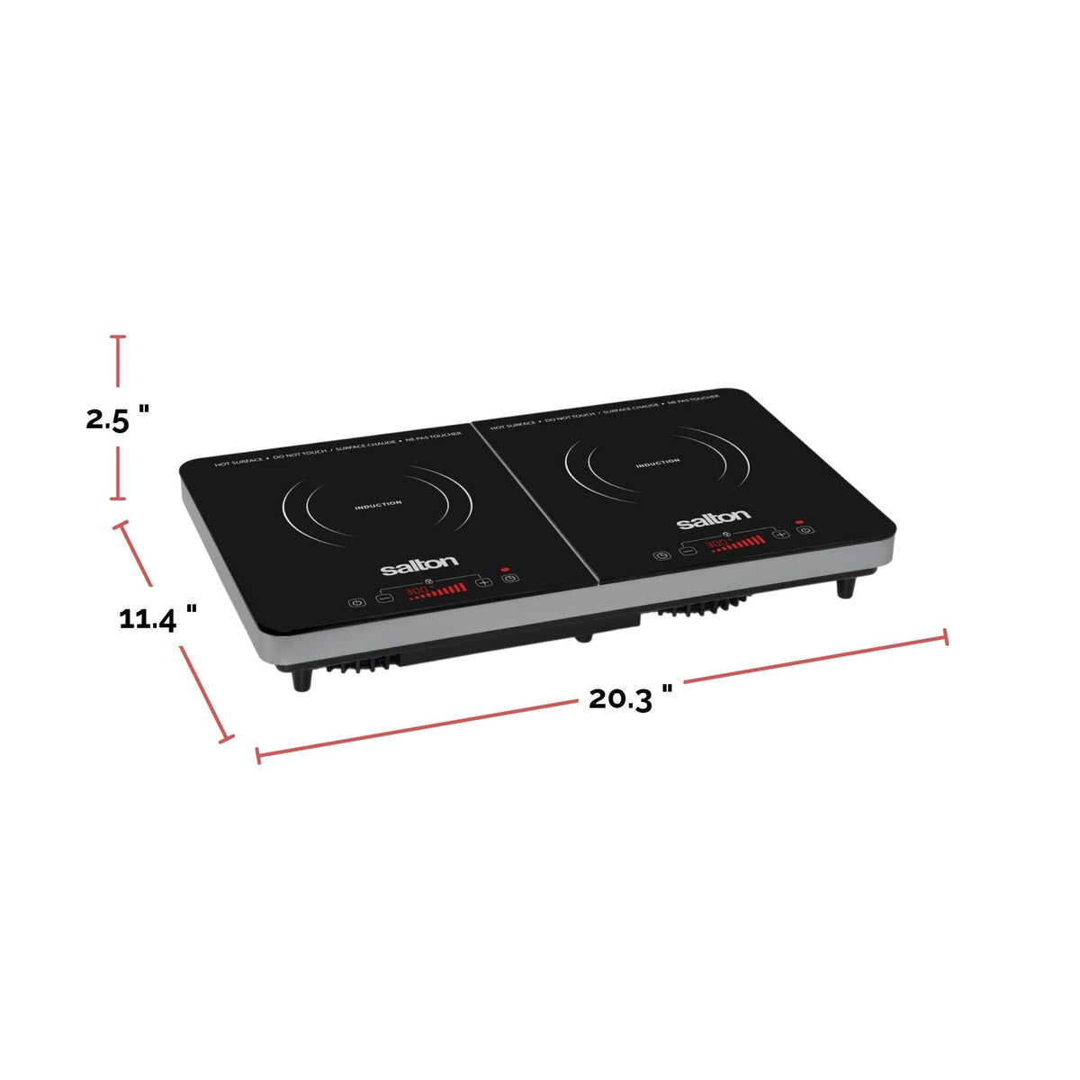 Double Induction Cooktop, LED Display & Touch control with 10 Power Settings M8L5 - product image 5