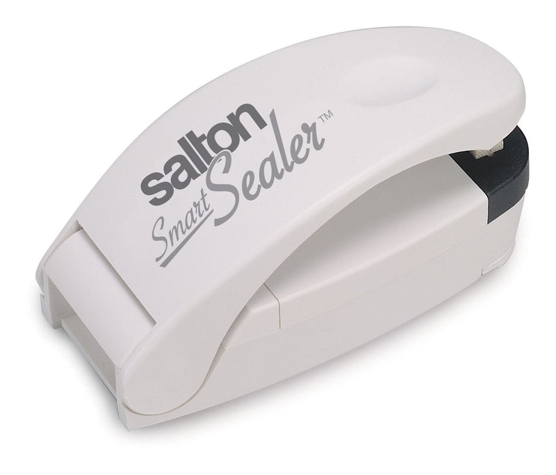 SmartSealer 2-in-1 Portable Bag Sealer & Cutter with Magnetic Strip, White V5Z4