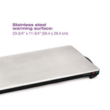 Stainless Steel Cordless Hotray Warming Tray, 1000 W, 23-3/4-in Y3N3 - product image 7