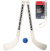 Curved Mini Hockey Sticks and Ball Set, 3-pc S0U4 - product image 1