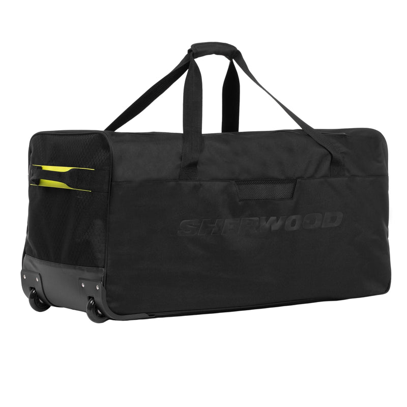 Hockey Bag, Wheeled, Senior, Black, 35-in Q6G1