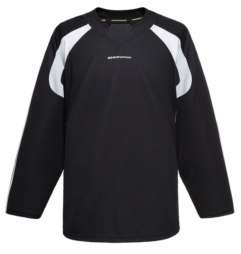 Performance Practice Hockey Jersey, Senior, Black, Assorted Sizes Q2I6