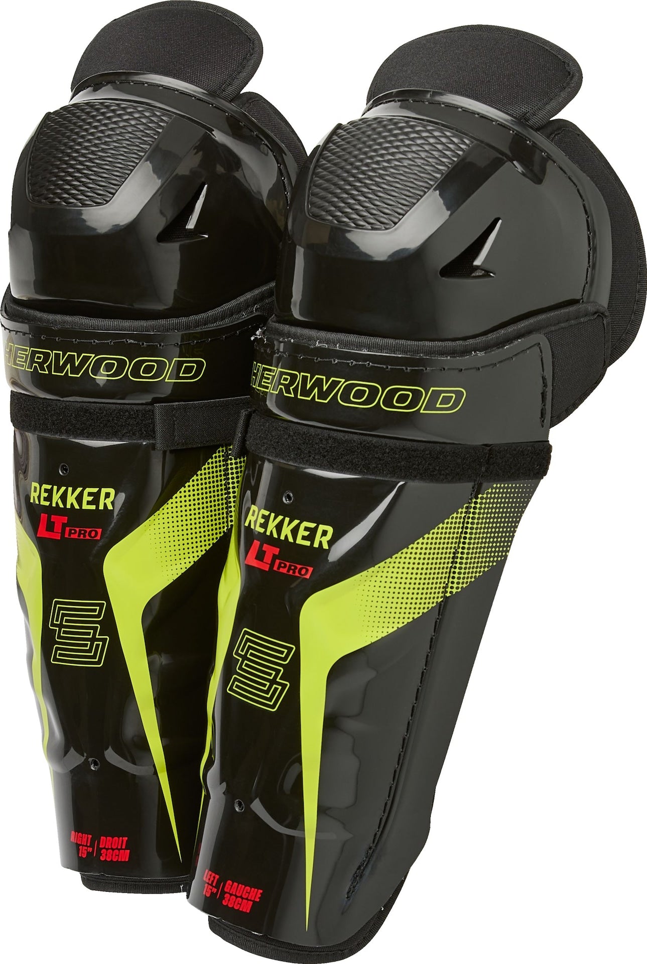 Rekker LT Pro Hockey Shin Guards, Senior, Assorted Sizes D5E9 - product image 1