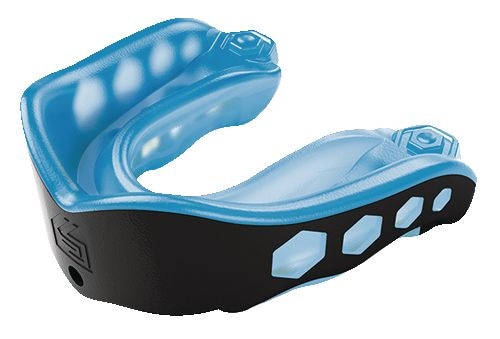 Gel Max Convertible Mouthguard, Blue/Black, Assorted Sizes Z6M4