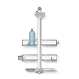 XL Rust-Resistant Adjustable Shelves Shower Caddy, Silver M4N5 - product image 1
