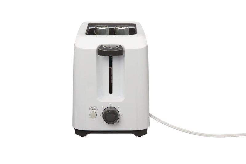 é 2-Slice Toaster, White, Removable Crumb Tray R8Z2