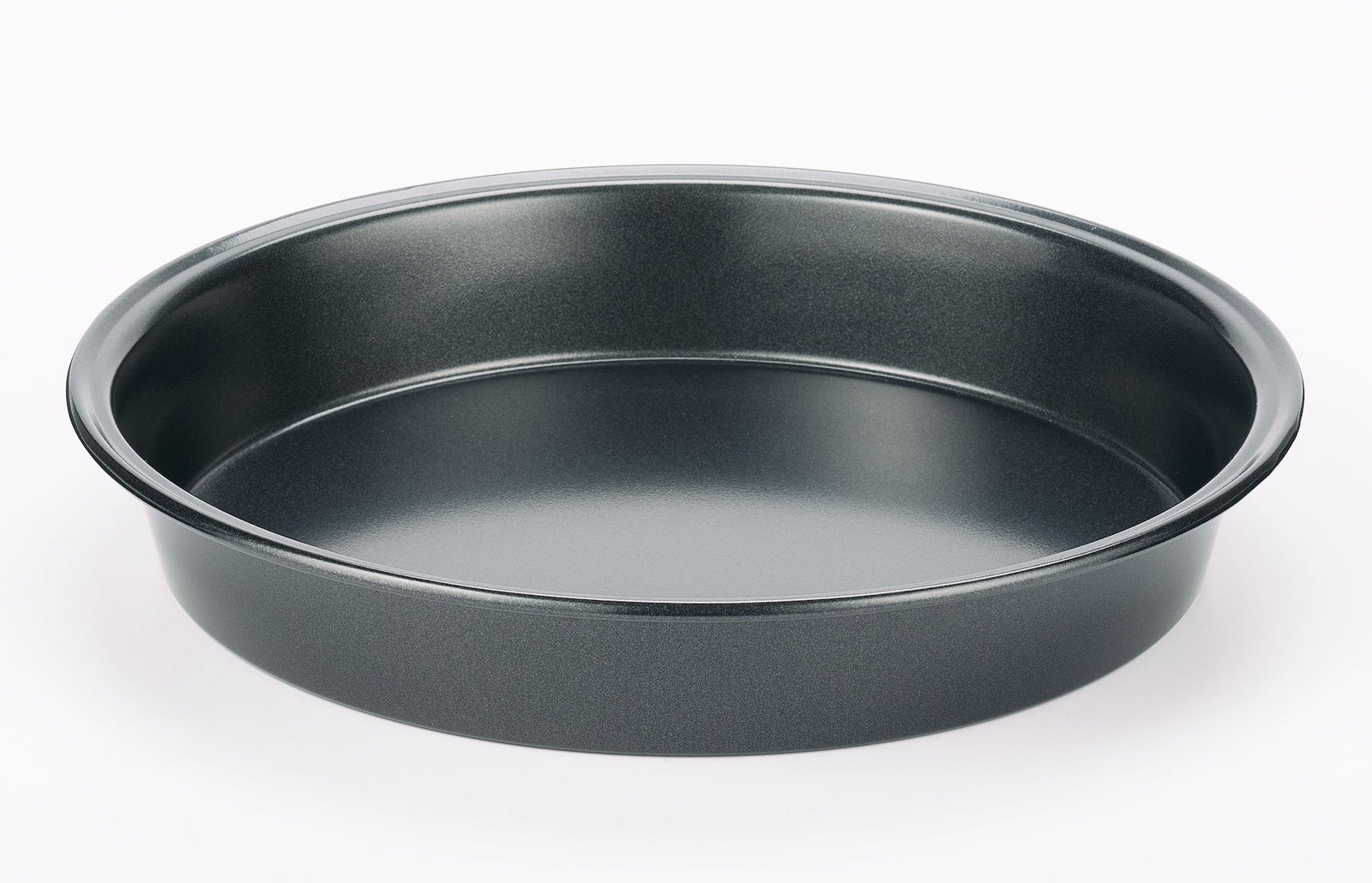 Round Dark Grey Non-Stick Carbon Steel Cake Pan A0H1 - product image 1