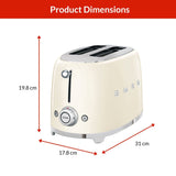 50's Retro 2-Slice Toaster, Cream A5R1 - product image 5